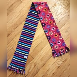 NEW Jumping Beans Long Plush  Reversible Fleece Fringed Soft Scarf NWOT